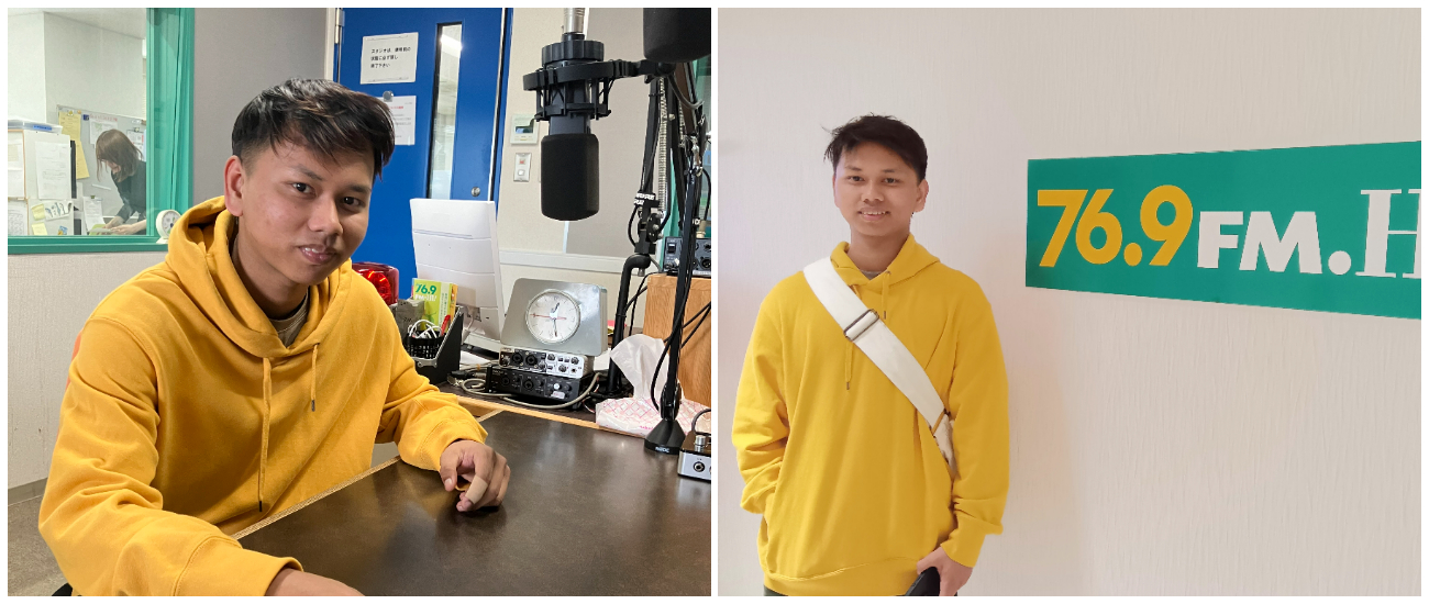 3月27日 (木)FM-Hi!ひるラジ！に静岡日本語教育センターの学生が出演しました。